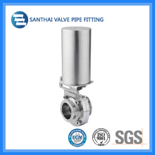 Sanitary Stainless Steel 304 316L Manual/Pneumatic Butterfly Valve